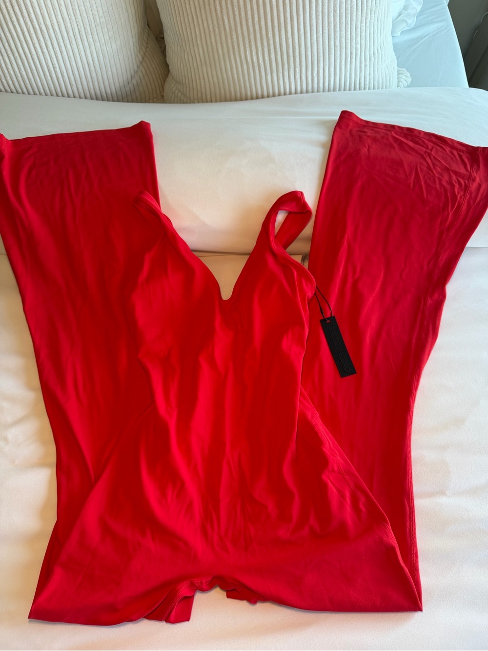 SOFTMOTION™ SCOOP BACK FLARED ALL IN ONE LONG - Picture 4 of 5